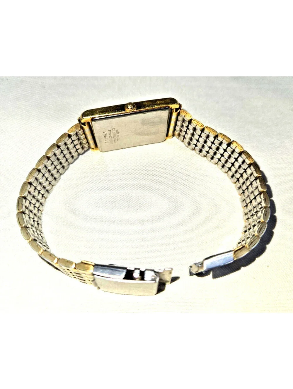 SEIKO Quratz vintage late rectangular tank style dress watch (5Y30-5069)